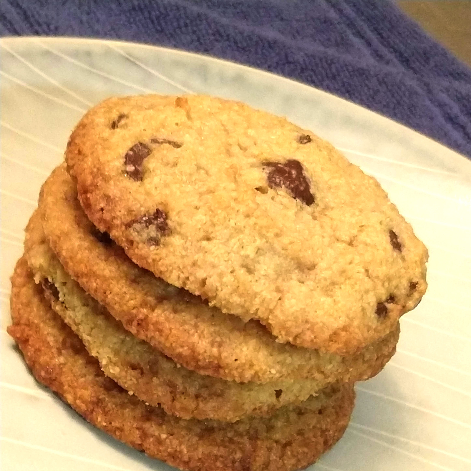 Chewy Chocolate Chip Cookies {low carb, keto, gluten free}