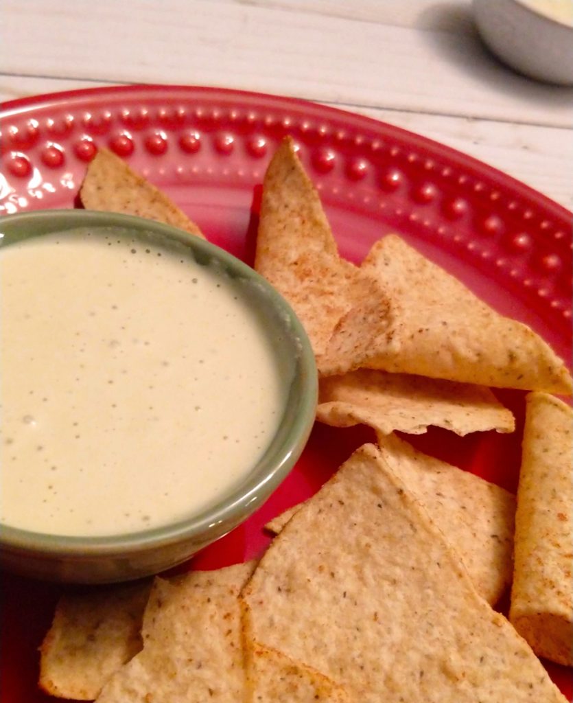 Dairy free queso cheese dip